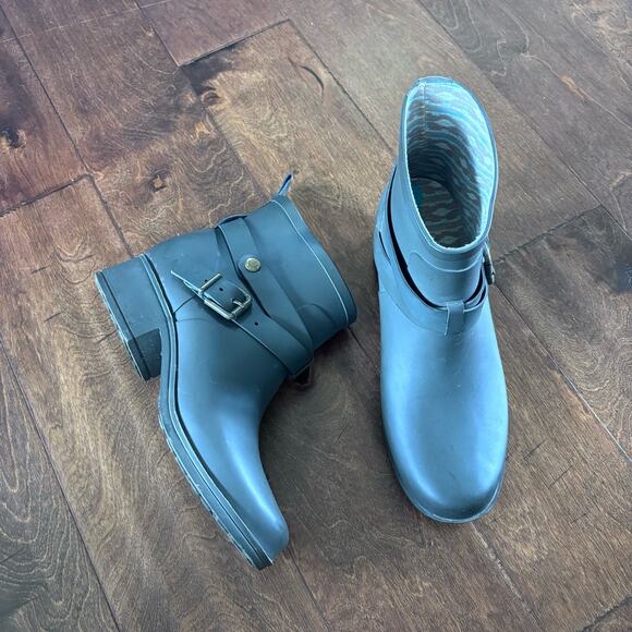 Lucky Brand Women's Size 8 Rindah Rain Boots Green Rubber - Picture 1 of 8
